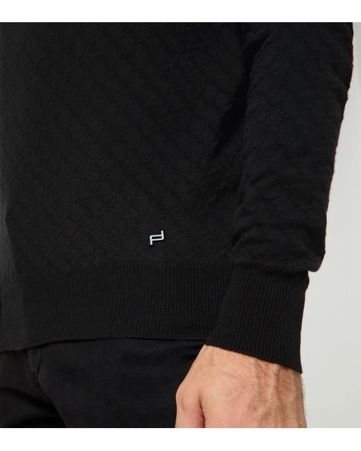 Porsche Design Black Crew-Neck Pullover for men