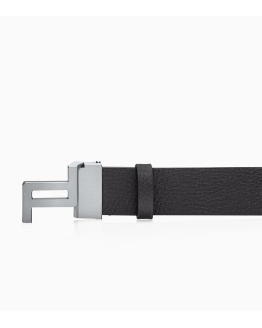 Porsche Design Black Business Belt Icon Reversible 35 for men