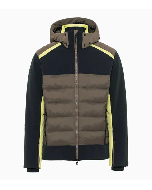 Porsche Lifestyle Green Porsche Head Ski Jacket – Turbo for men