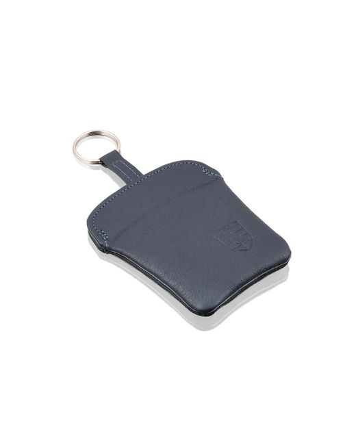 Porsche Classic Blue Leather Key Pouch