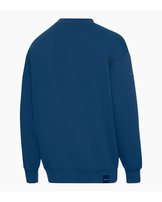 Porsche Lifestyle Blue Crew Neck Jumper – 911 Targa 60Y