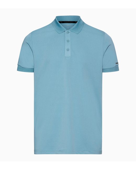 Porsche Design Blue Polo Shirt With Uv Protection for men