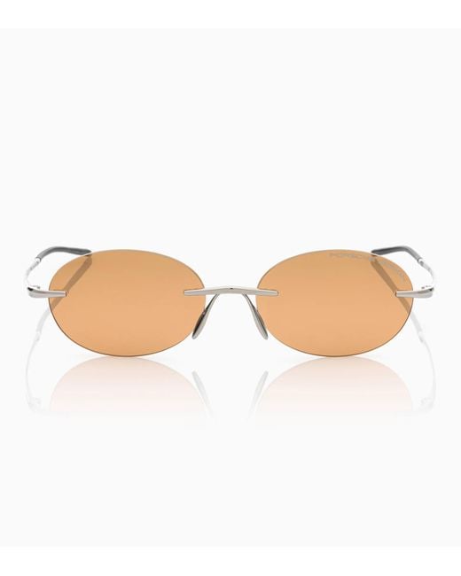 Porsche Design White Sunglasses Liquid Titanium #7