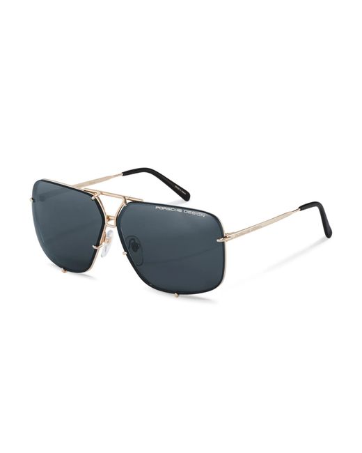 Porsche Design Metallic Sunglasses Squared Aviator #1 for men