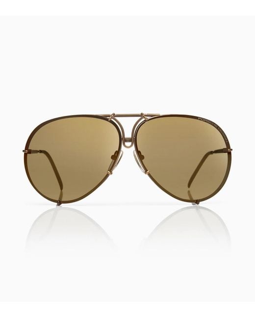 Porsche Design Brown Sunglasses Iconic Aviator #1