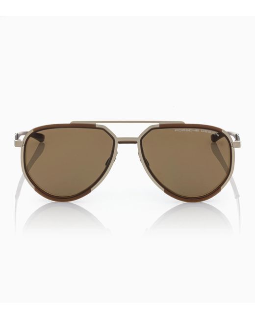 Porsche Design Brown Sunglasses Hybrid #1 for men