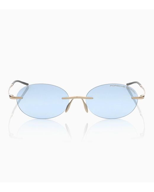 Porsche Design Blue Sunglasses Liquid Titanium #7