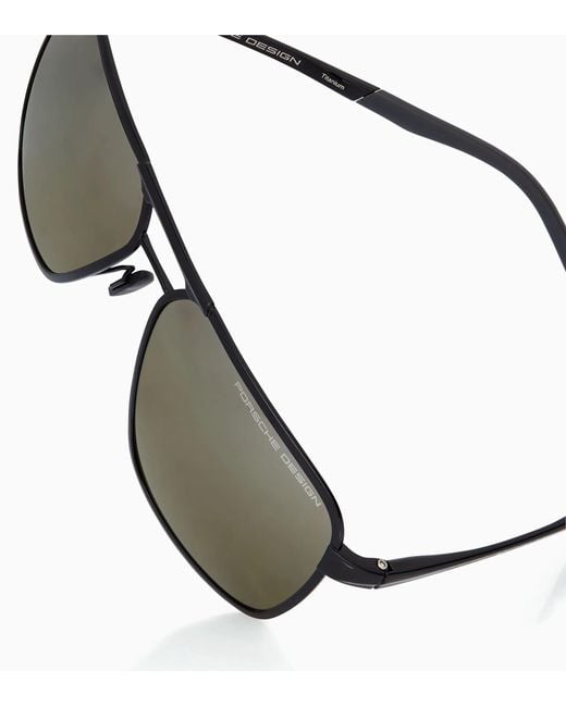 Porsche Design Black Sunglasses Flowing Titanium #1 for men