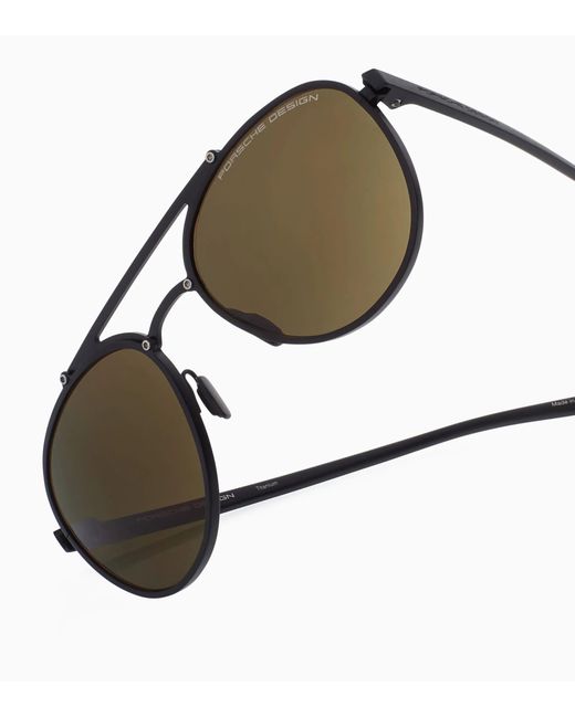 Porsche Design Black Sunglasses Hexagon #5