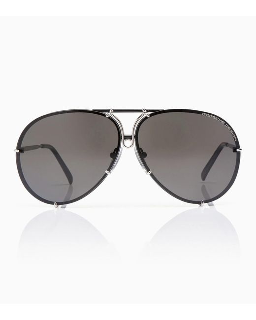 Porsche Design Gray Sunglasses Iconic Aviator #1