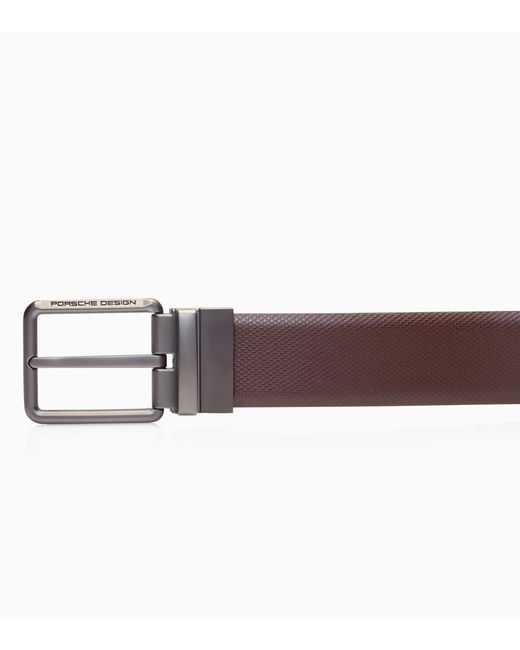 Porsche Design Brown Business Belt Pin Buckle Reversible 35 for men