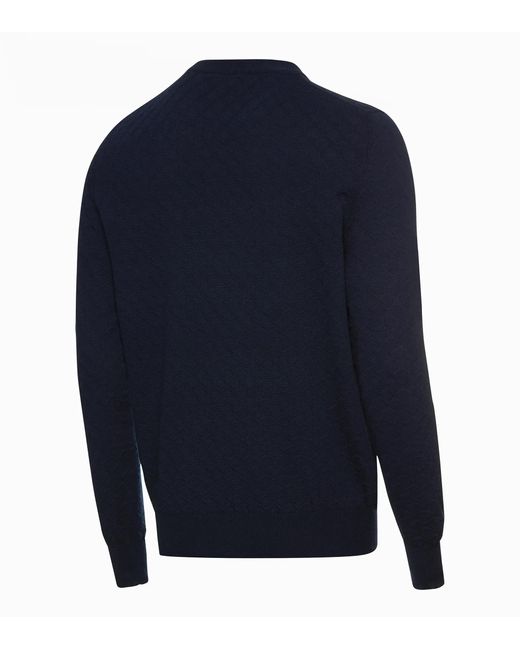 Porsche Design Blue Crew-Neck Pullover for men