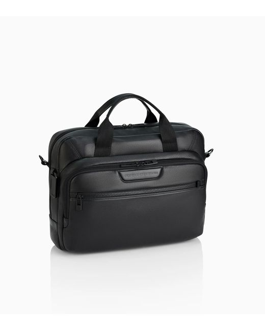 Porsche Design Black Roadster Leather Briefcase
