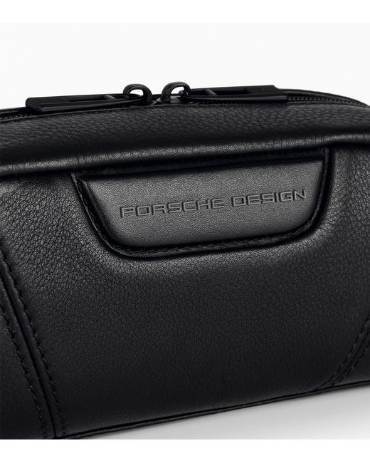Porsche Design Black Roadster Leather Accessory Pouch