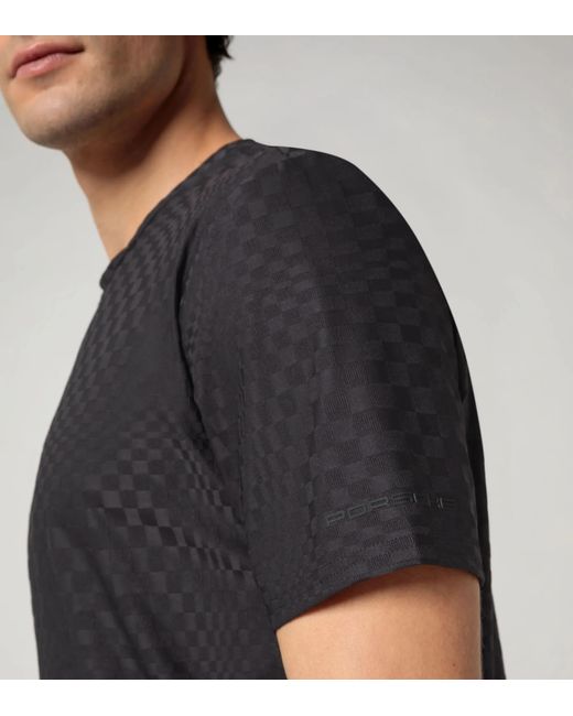 Porsche Lifestyle Black Jacquard T-Shirt – 911 Spirit 70