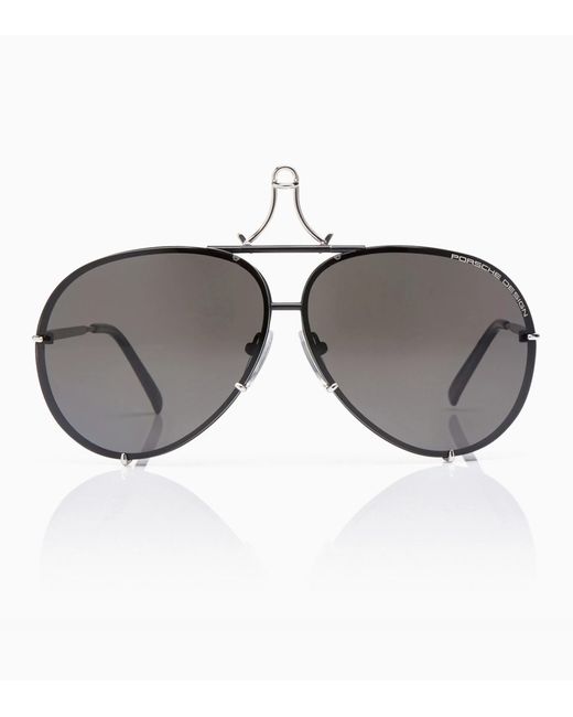 Porsche Design Gray Sunglasses Iconic Aviator #1