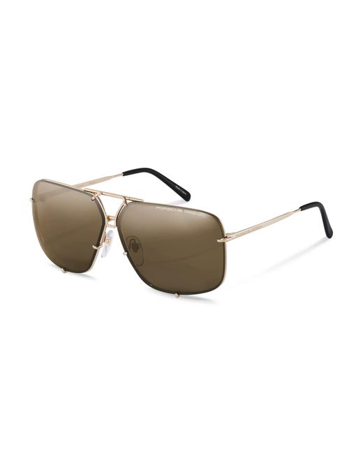 Porsche Design Metallic Sunglasses Squared Aviator #1 for men