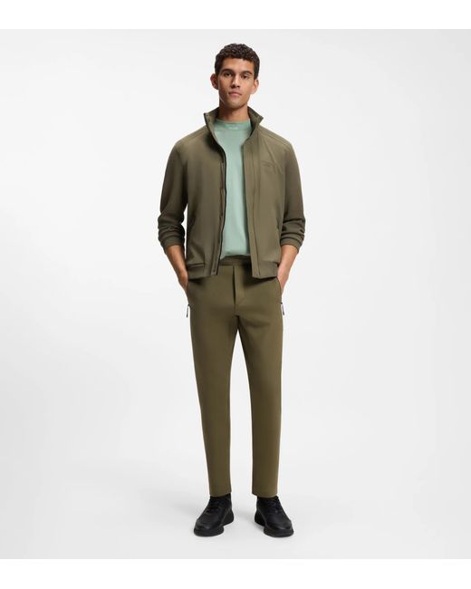 Porsche Lifestyle Green Regular‑Fit Shirt for men
