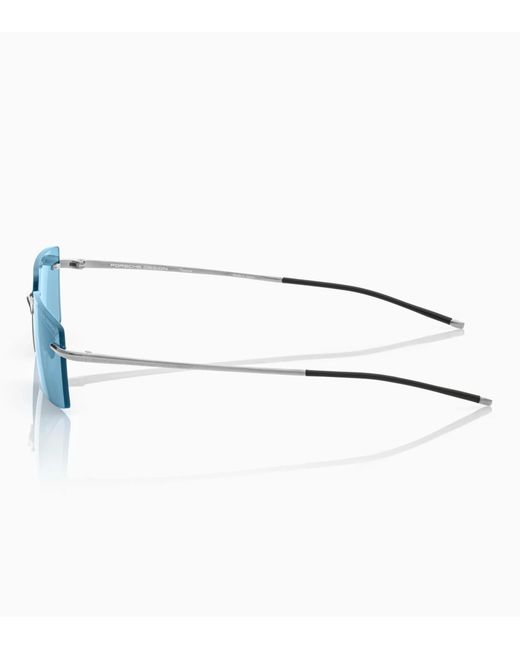 Porsche Design Blue Sunglasses Liquid Titanium #8 for men