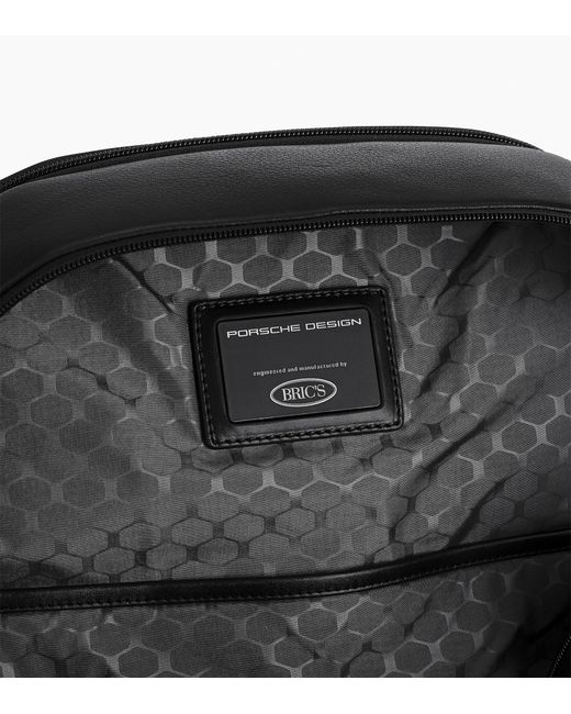 Porsche Design Black Roadster Leather Backpack