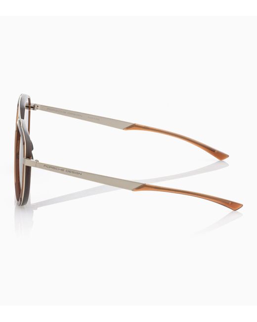 Porsche Design Brown Sunglasses Hybrid #1 for men