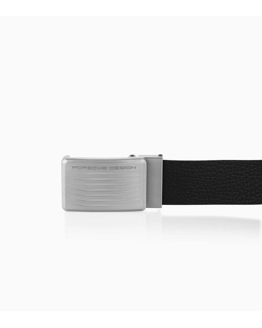 Porsche Design Black Business Belt Roadster Buckle for men