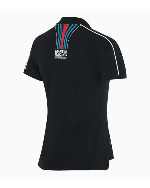 Porsche Lifestyle Black Polo Shirt – Martini Racing