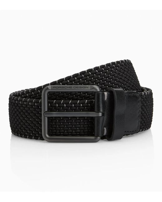 Porsche Design Black Casual Pin Buckle Chino Belt for men