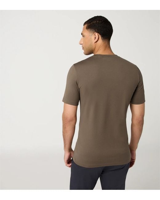 Porsche Design Green Crew Neck T-Shirt for men