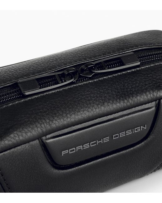 Porsche Design Black Roadster Leather Accessory Pouch