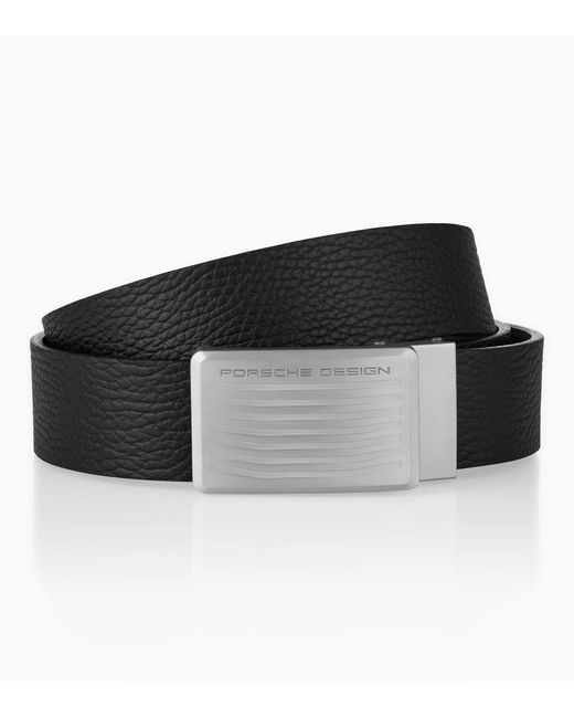 Porsche Design Black Business Belt Roadster Buckle for men