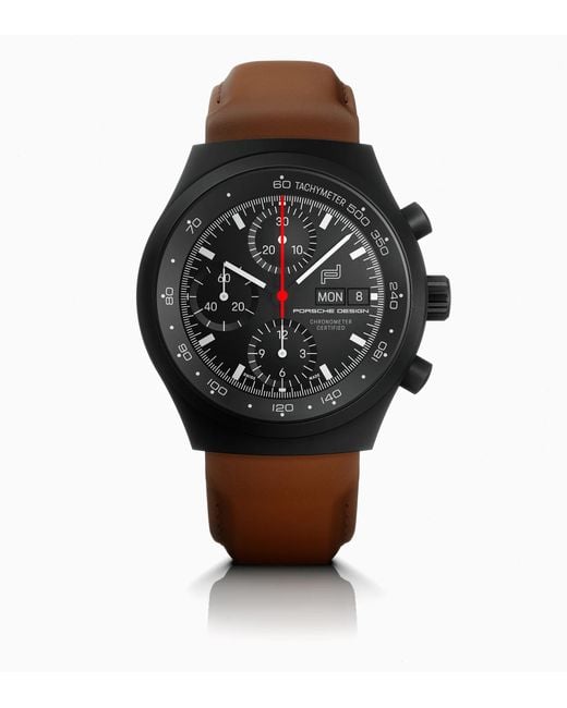 Porsche Design Black Chronograph 1 – All Numbered Edition With Leather Strap