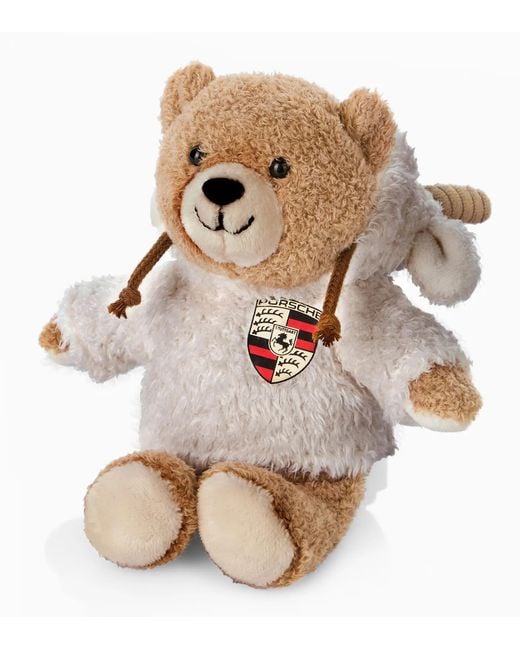 Porsche Lifestyle Natural Year Of The Goat Teddy Bear Key Ring