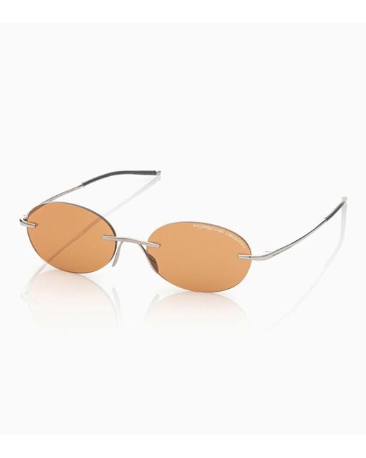 Porsche Design White Sunglasses Liquid Titanium #7