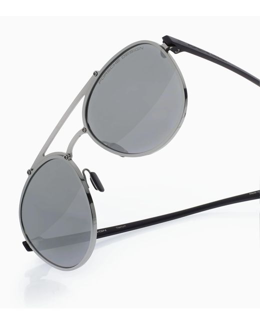 Porsche Design Metallic Sunglasses Hexagon #5