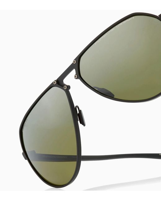 Porsche Design Green Sunglasses Hexagon #3 for men