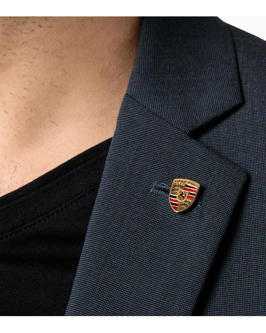Porsche Lifestyle Metallic Crest Button