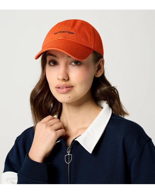 Porsche Lifestyle Red Retro Cap