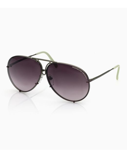 Porsche Design Purple Interchangeable Lens Set For Iconic Aviator #1 Sunglasses