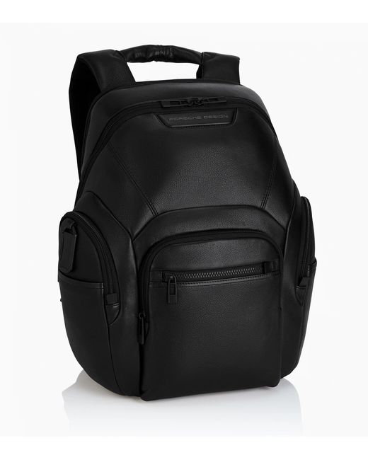 Porsche Design Black Roadster Leather Backpack