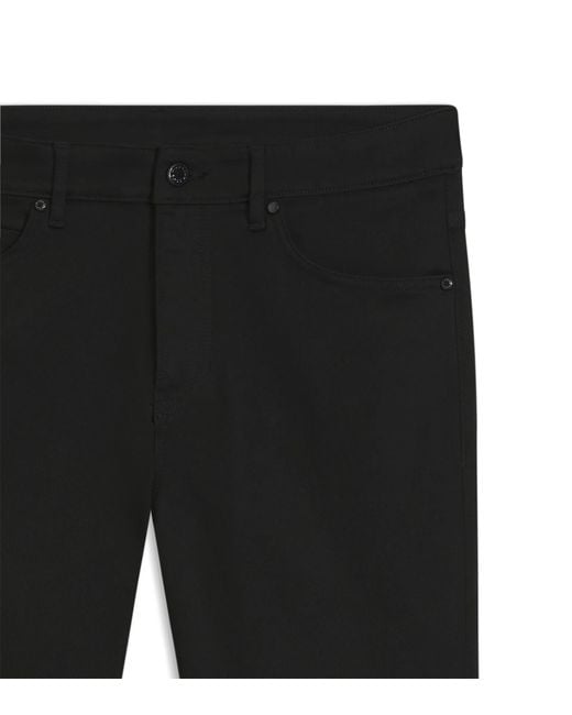 Porsche Lifestyle Black Tapered‑Fit Trousers for men