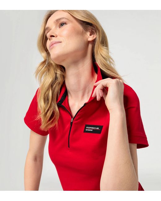 Porsche Lifestyle Red Polo Shirt – Motorsport Fanwear