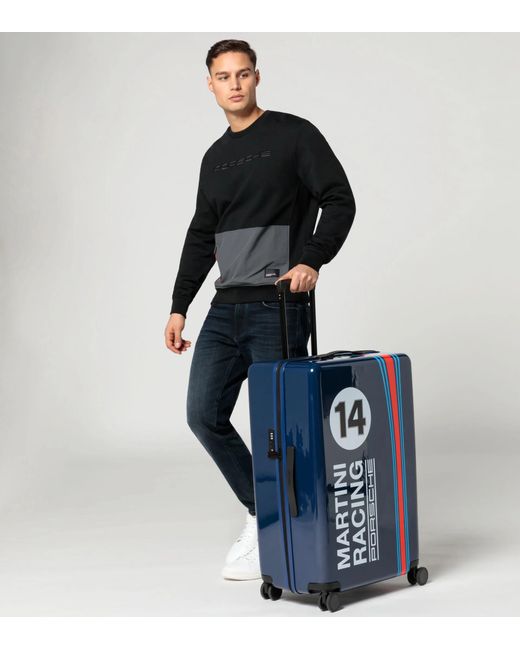 Porsche Lifestyle Blue Hard Case Trolley – Martini Racing