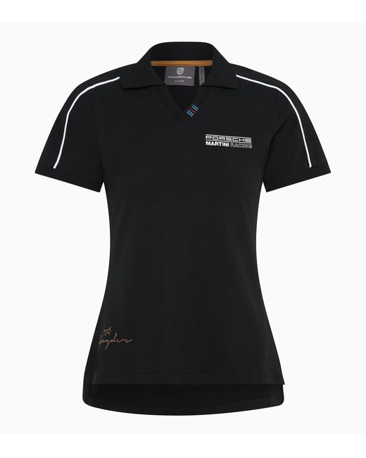 Porsche Lifestyle Black Polo Shirt – Martini Racing