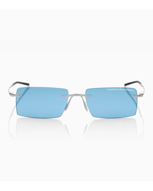 Porsche Design Blue Sunglasses Liquid Titanium #8 for men