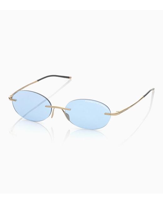 Porsche Design Blue Sunglasses Liquid Titanium #7