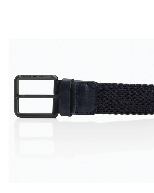 Porsche Design Blue Casual Pin Buckle Chino Belt for men