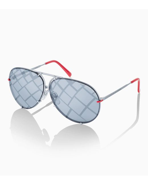 Porsche Lifestyle Blue Sunglasses Iconic Aviator #1