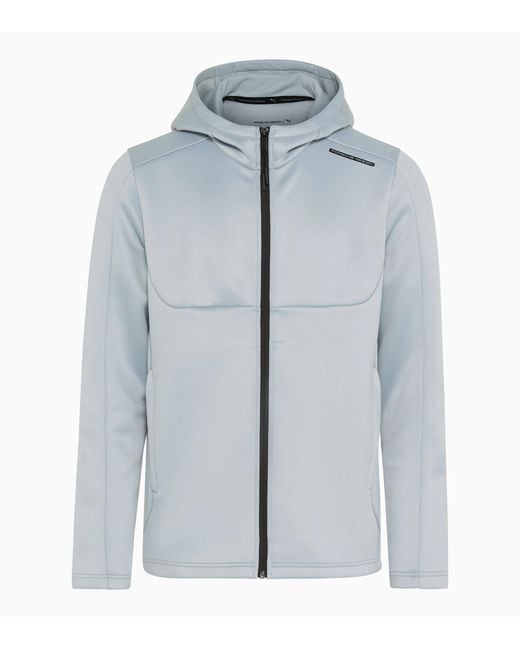 Porsche Design Blue Hooded Tracksuit Jacket for men