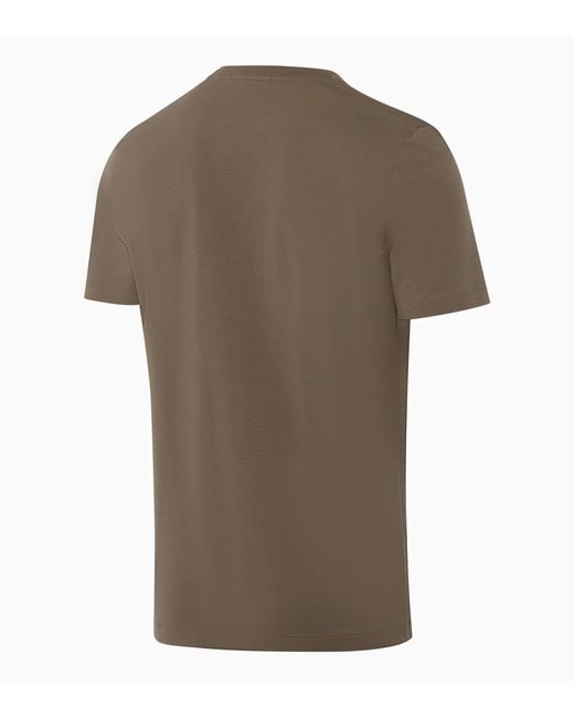 Porsche Design Green Crew Neck T-Shirt for men